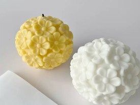 Molde silicona esfera de hortensia
